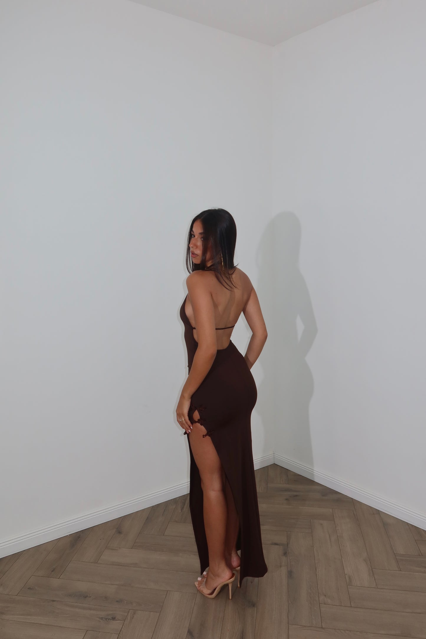 LongDress DELYA choco