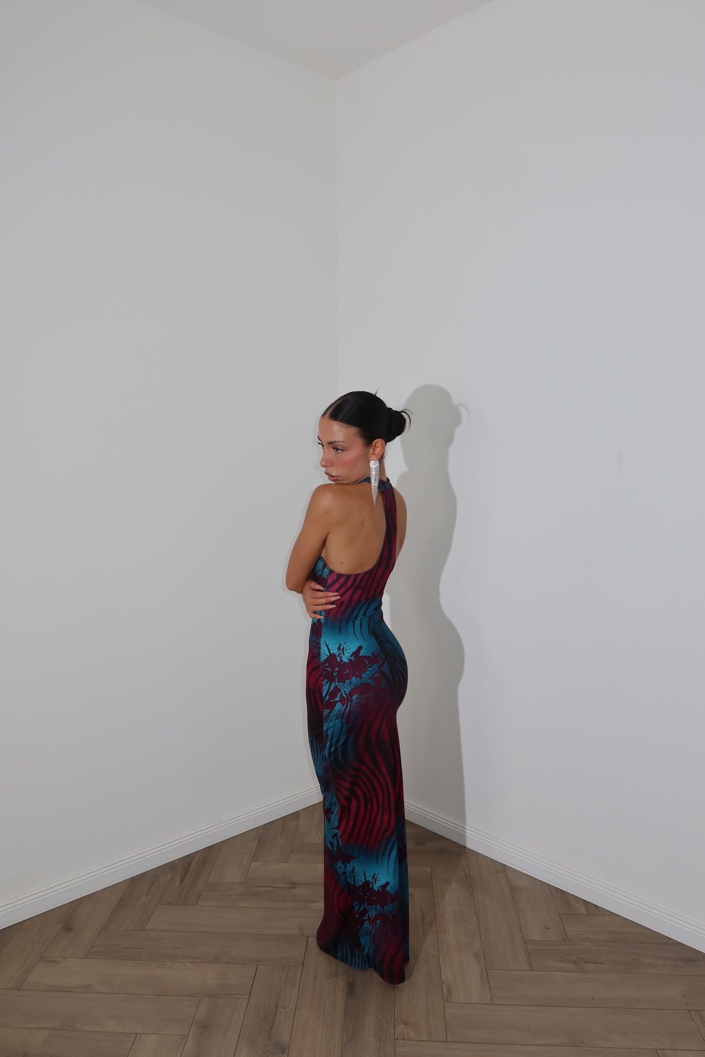 LongDress MANTRA blu/viola
