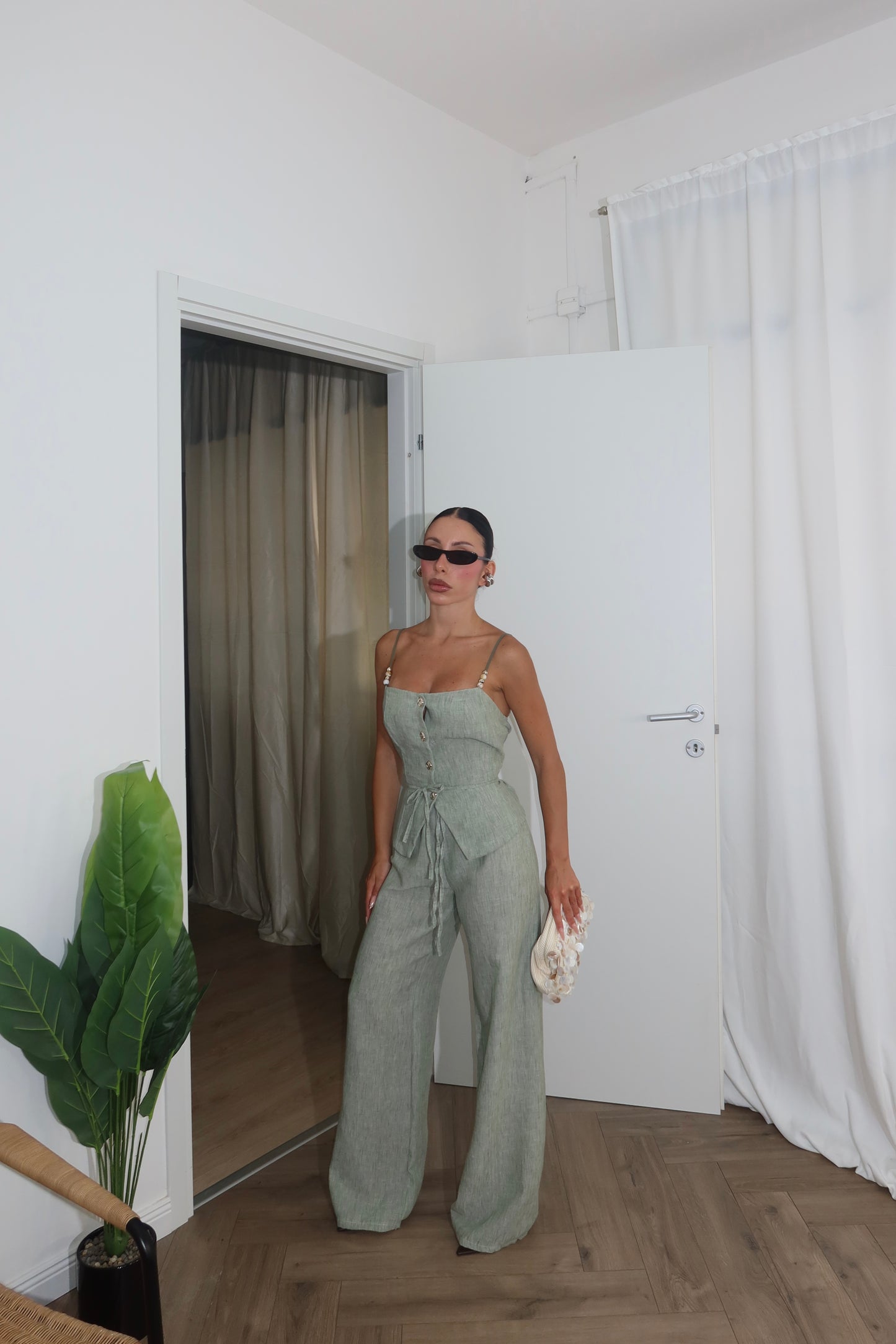 Cordset WALKING verde militare