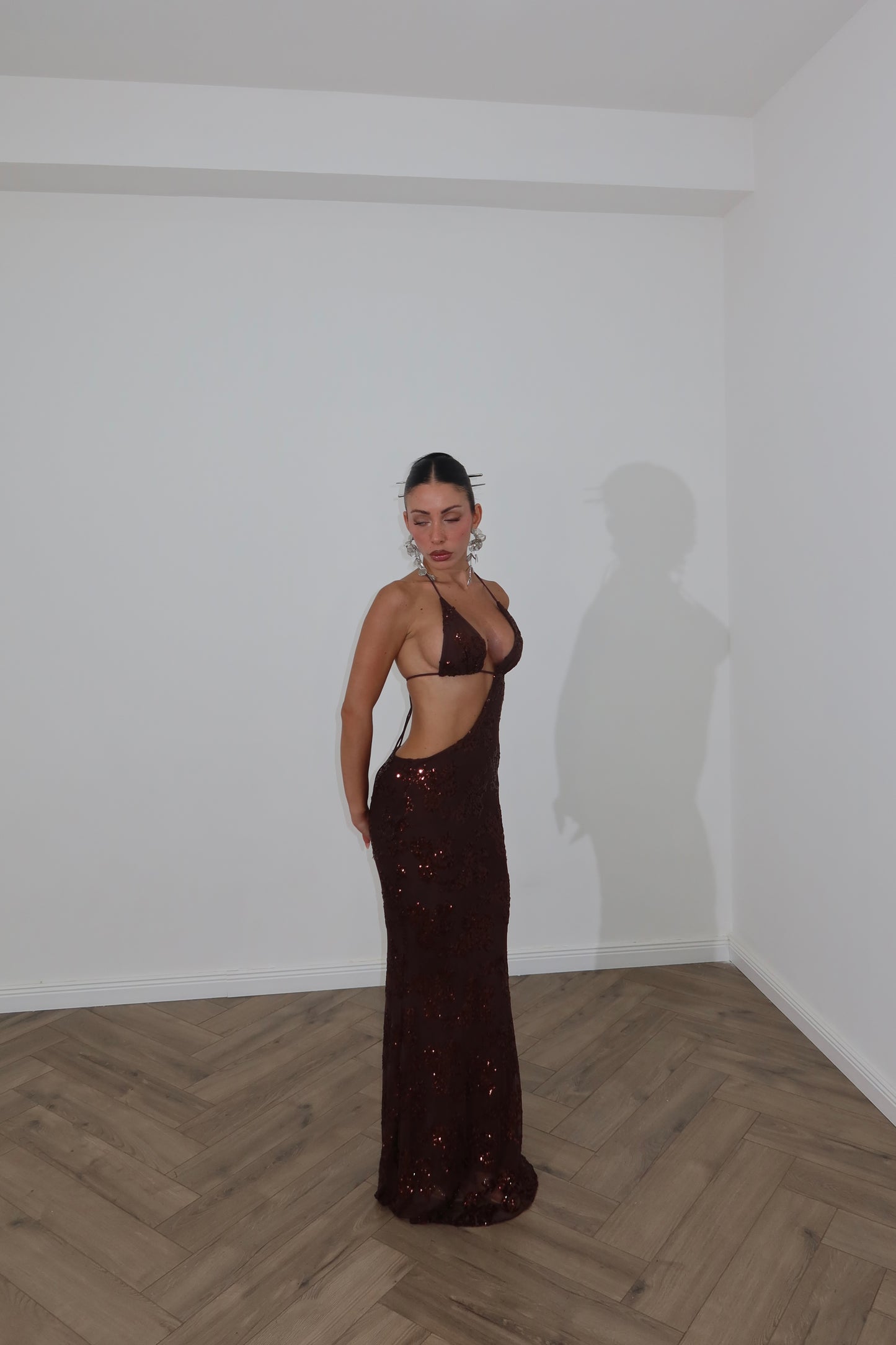 LongDress MIELE choco