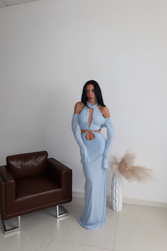 Long Dress SUGAR celeste