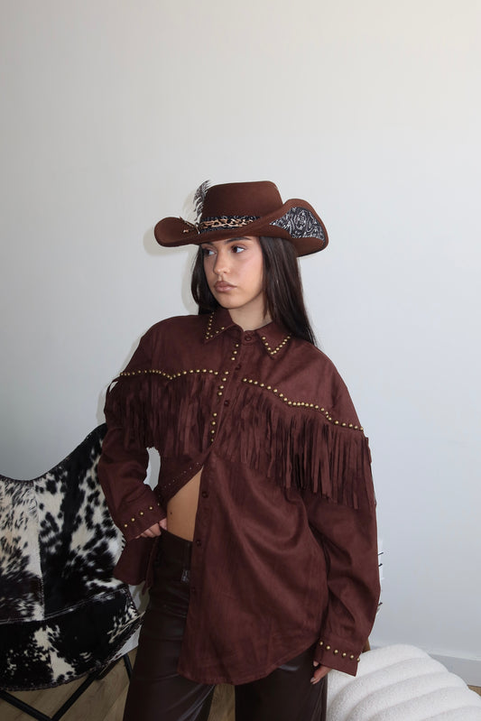 Camicia TEXANA choco