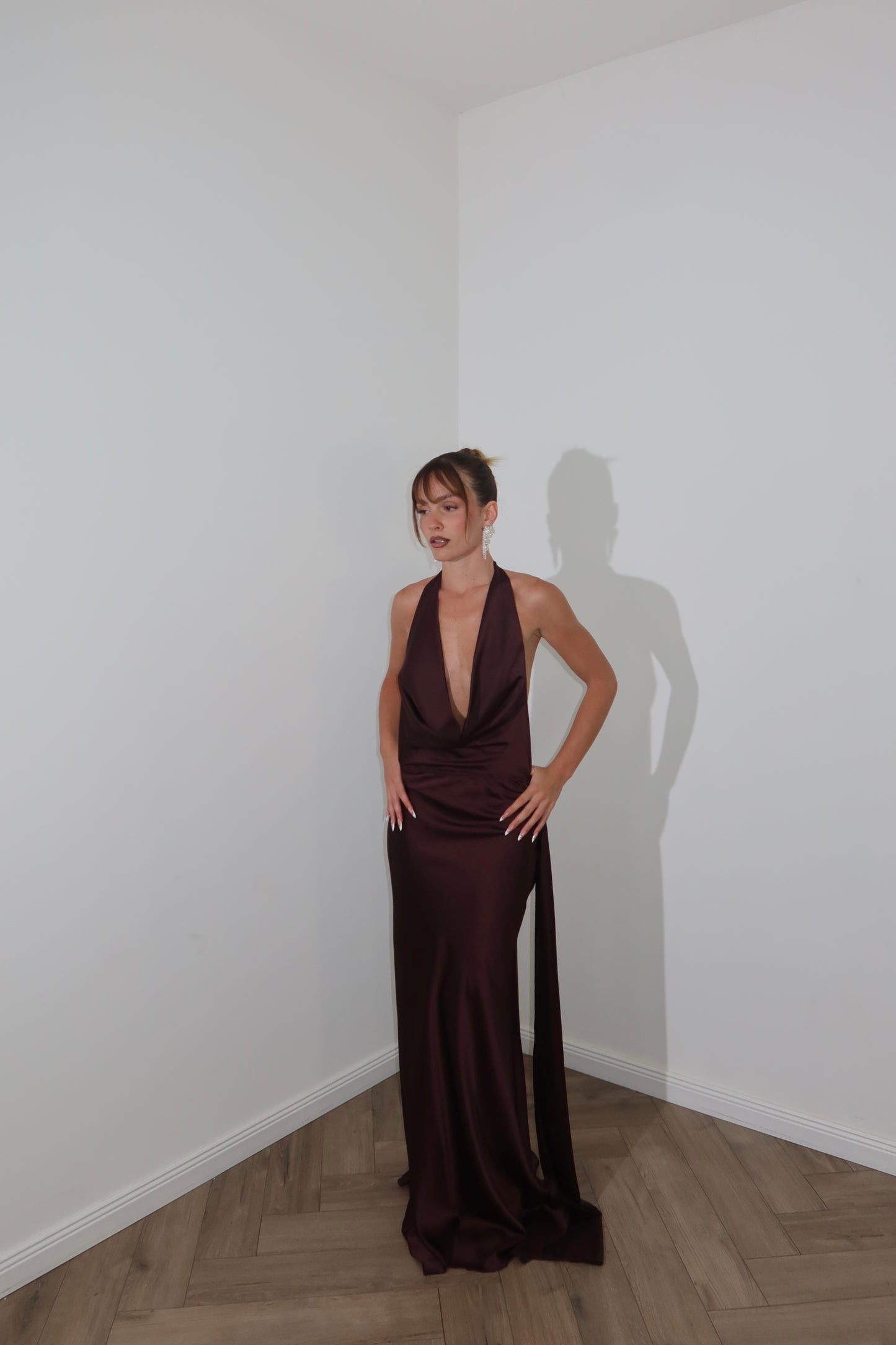 LongDress MELISSA choco