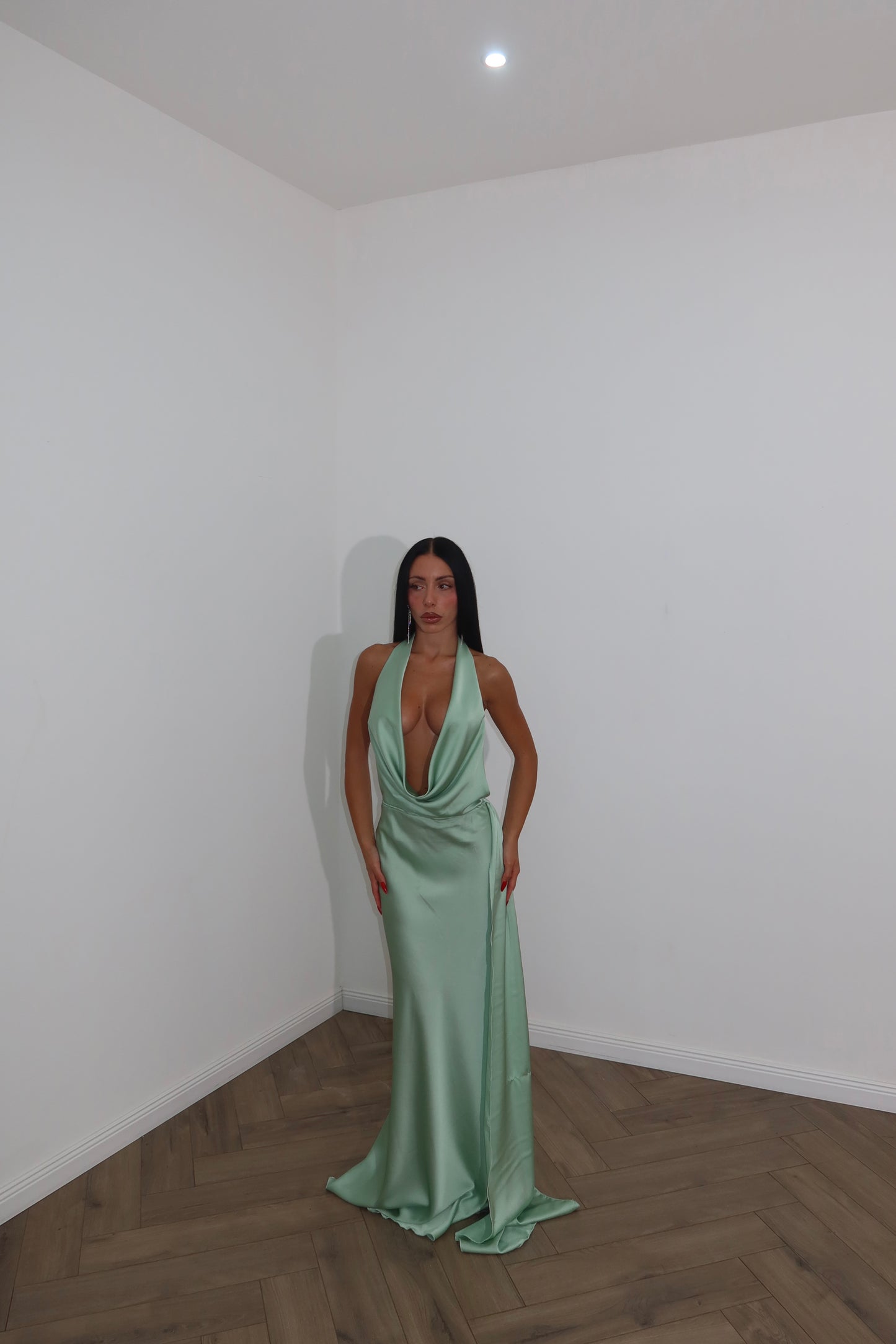 LongDress MELISSA verde mela