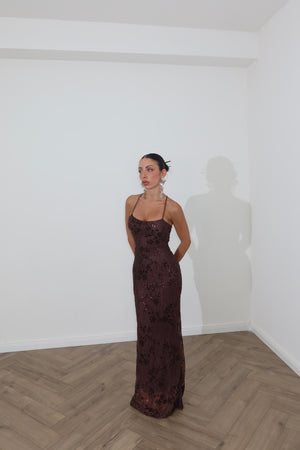 LongDress DULCE choco