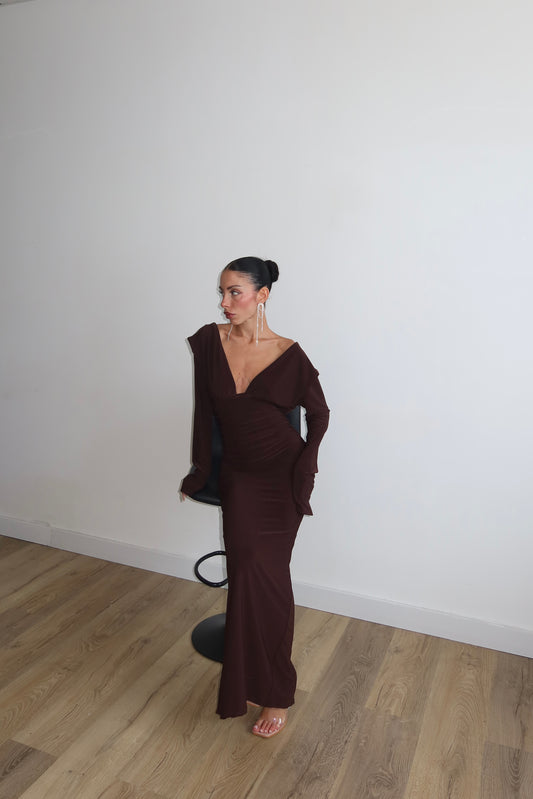 LongDress ENJOY choco