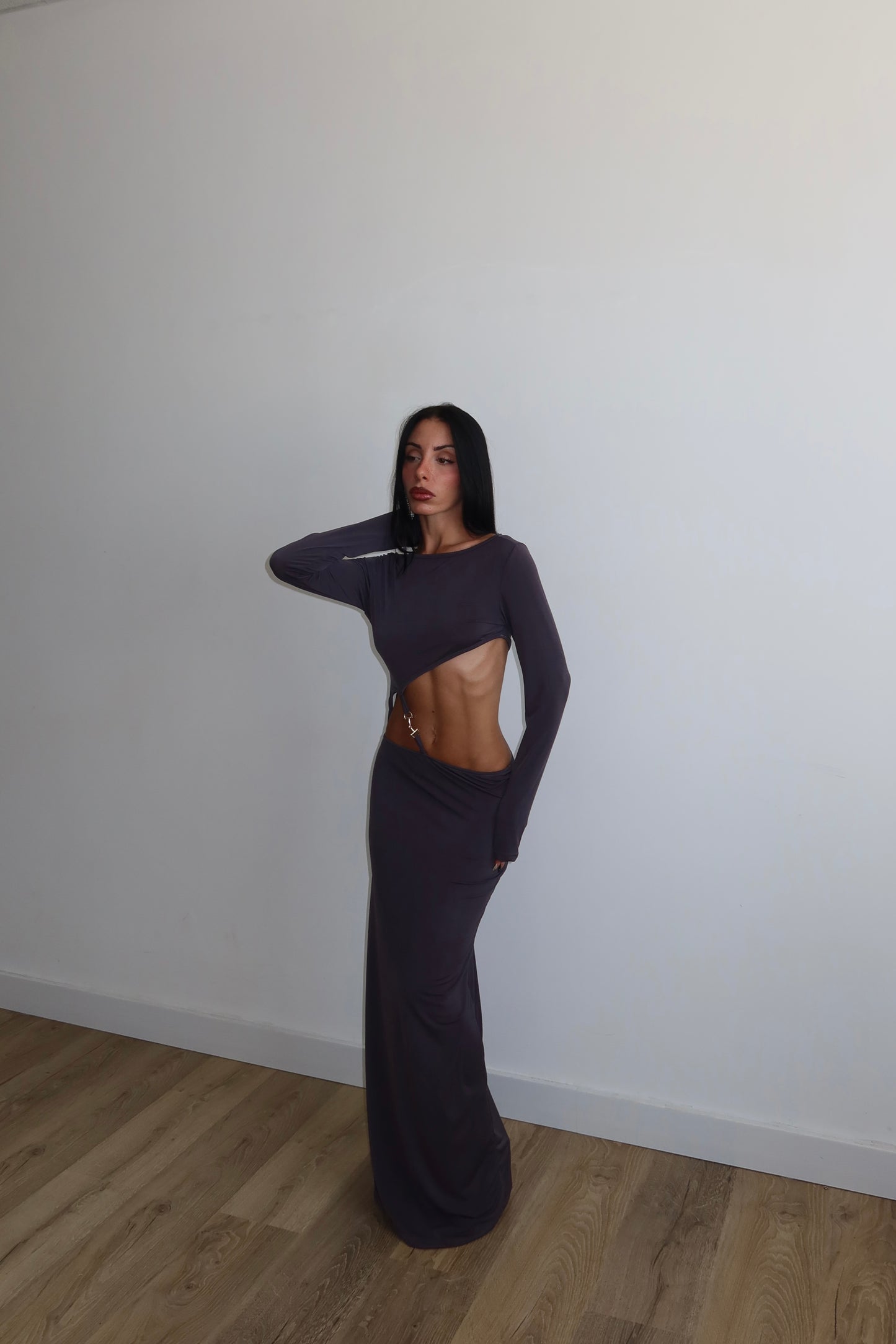LongDress METAL grigio