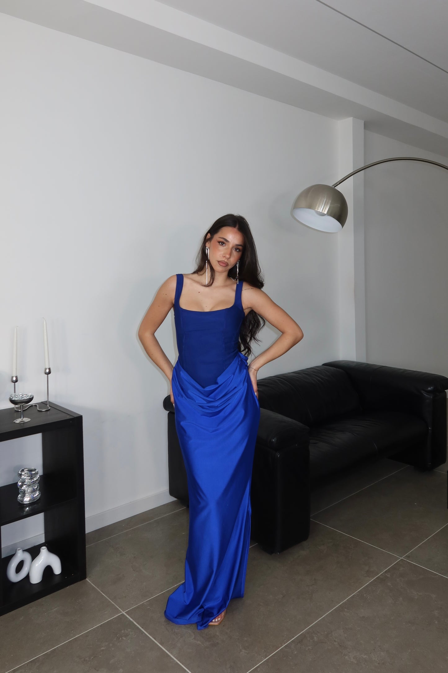 LongDress VIVIENNE blu elettrico