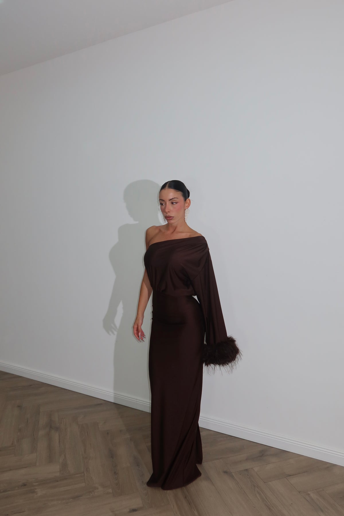 LongDress DIAMANTIQUE choco