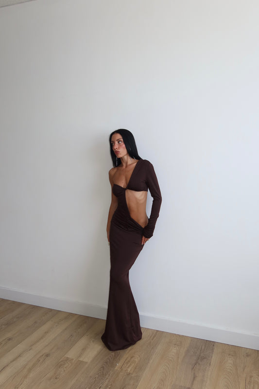 LongDress MIRAME choco