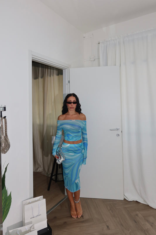 Cordset VELADO azzurro