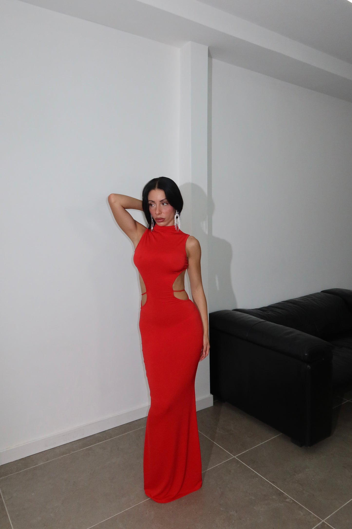 LongDress INTRECCIO rosso