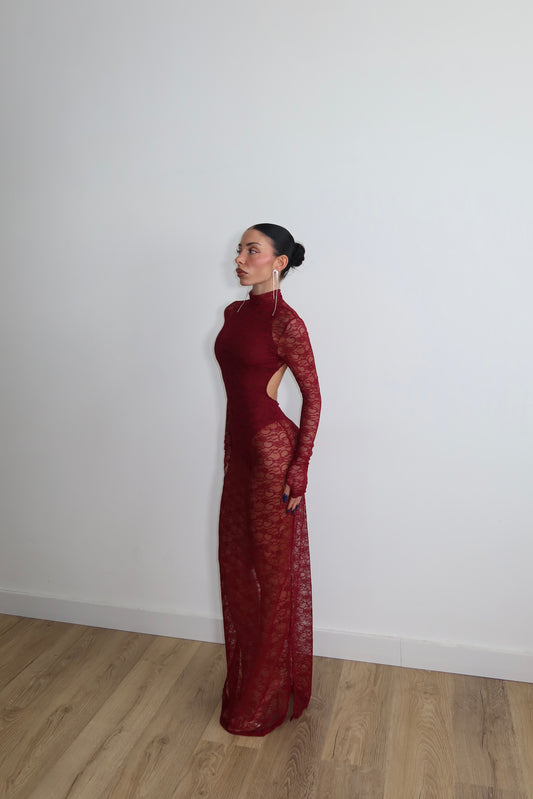 LongDress BODY bordeaux