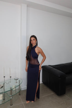 LongDress KISS ME blu