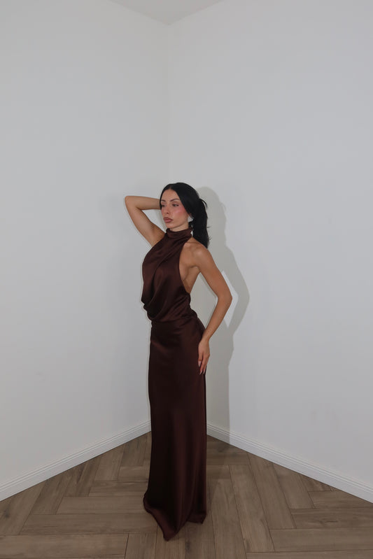 LongDress BELLE choco