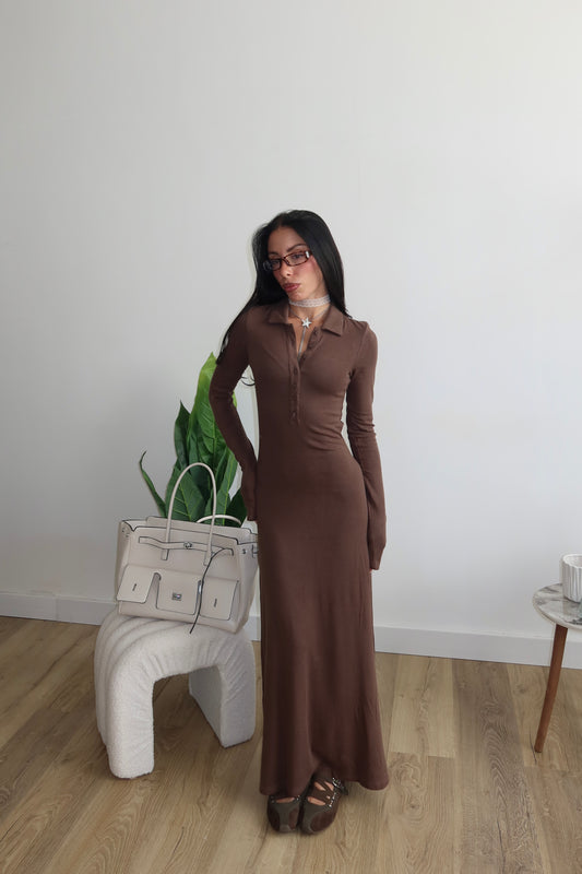 LongDress SCILLA verde militare