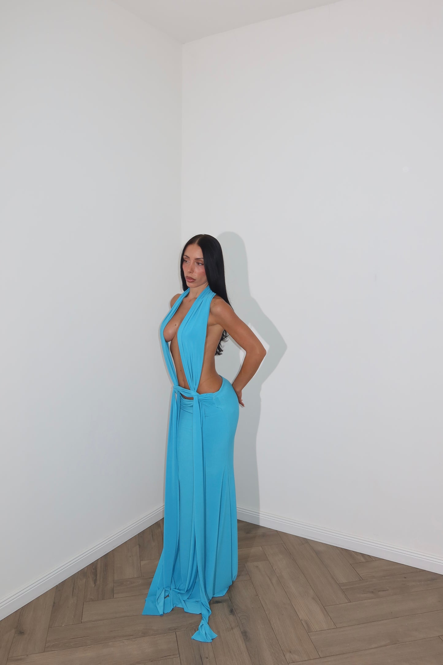 LongDress LOVE azzurro