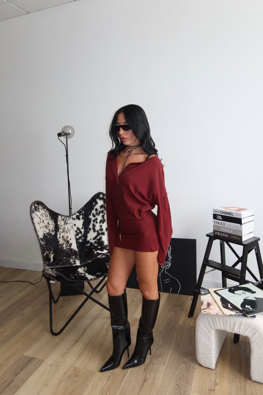 Maglia/Vestito NOLITA bordeaux