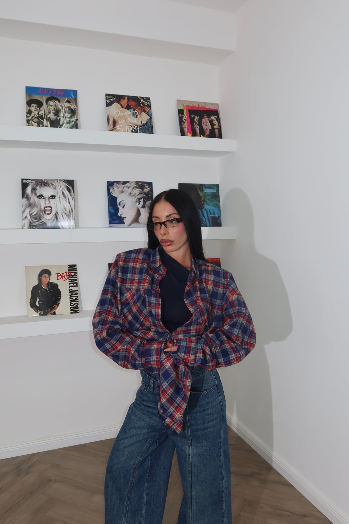 Camicia DEVOTED blu/rossa