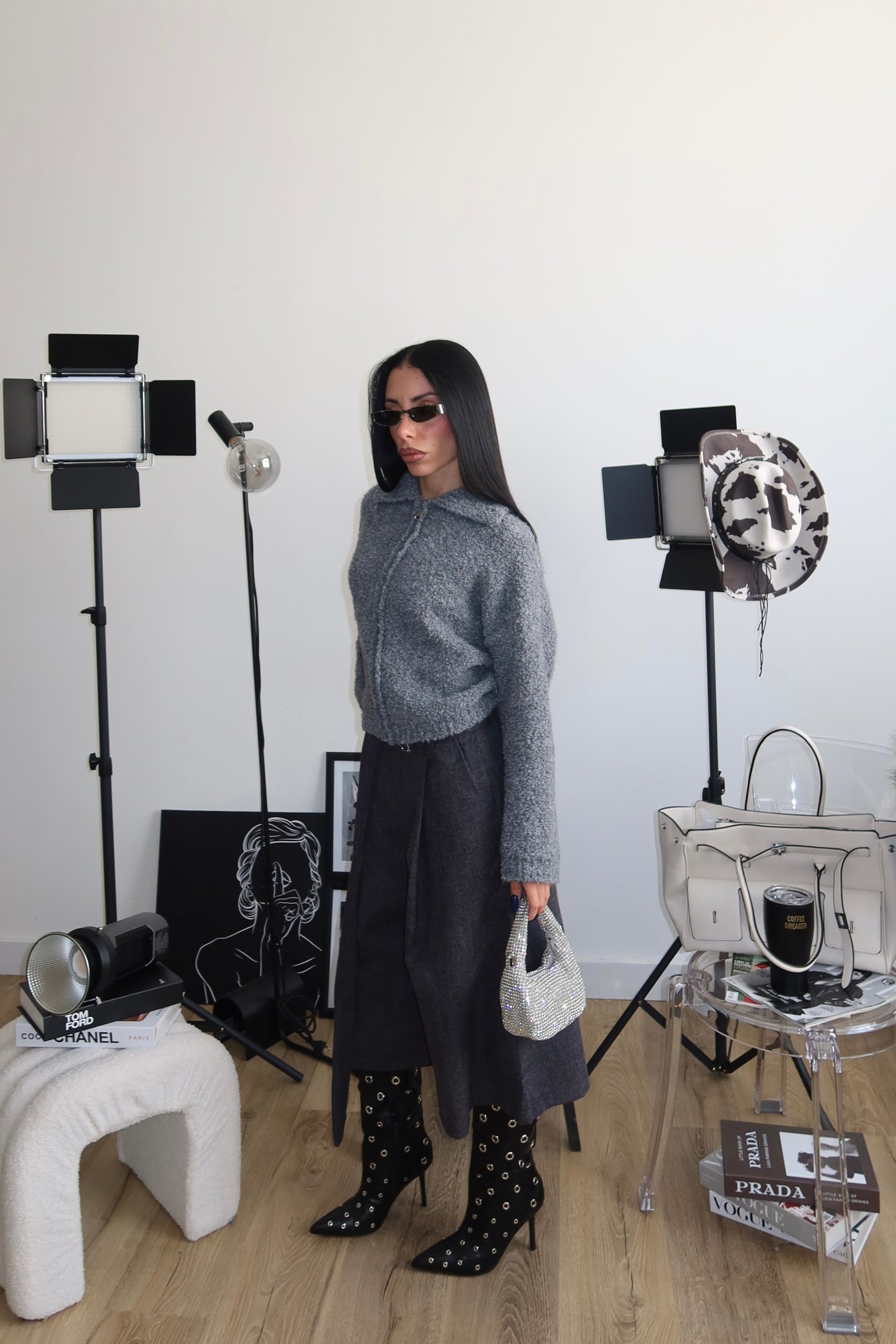 Bermuda DADDY LOVER grigio