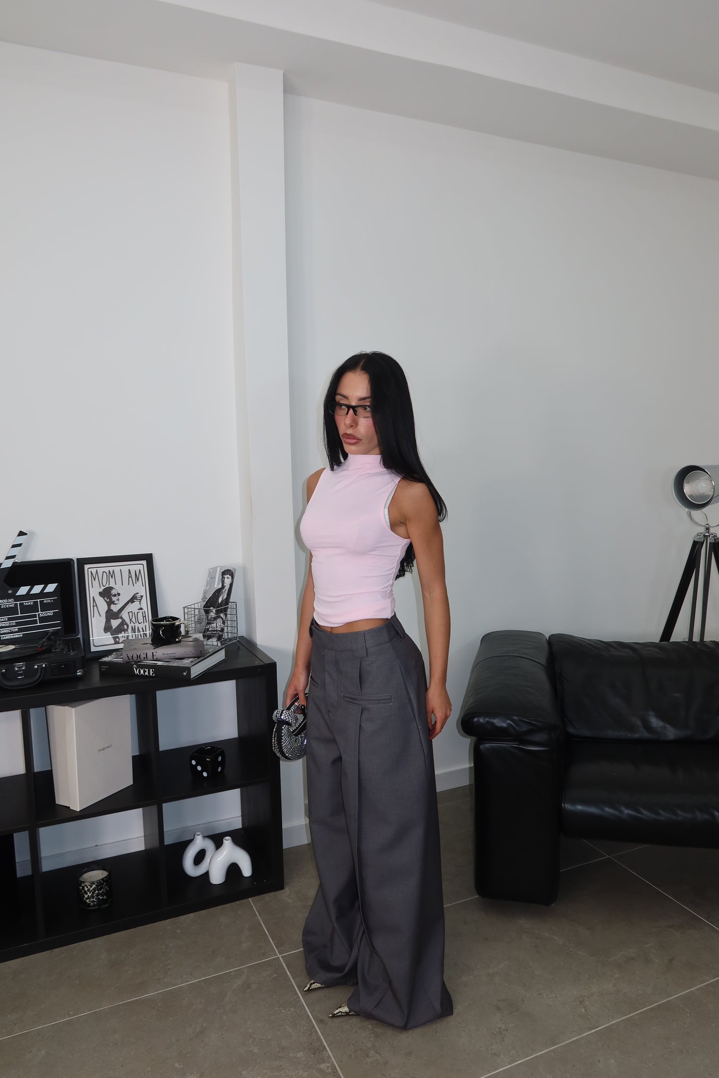 Pants FORMIDABLE dark grey