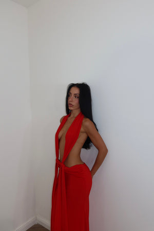 LongDress LOVE rosso