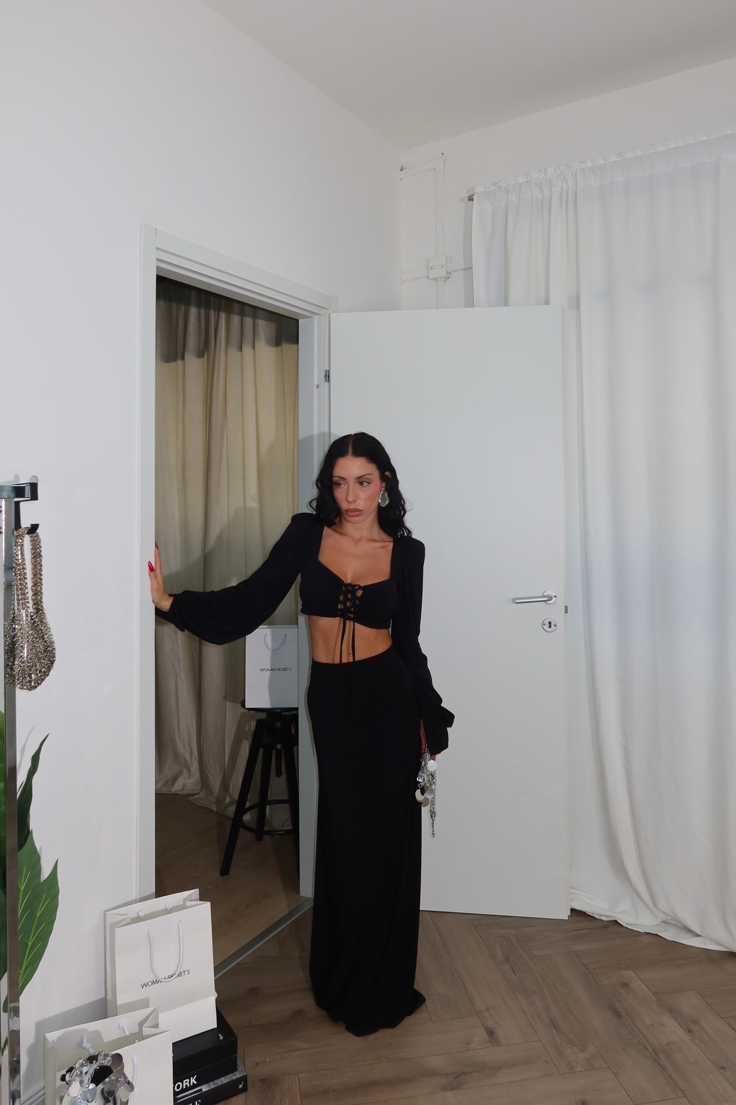 Cordset SHARIMA nero