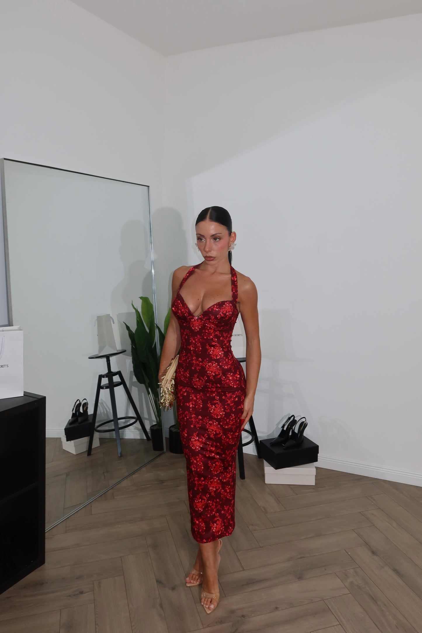 LongDress PROVENCE FANTASY rosso