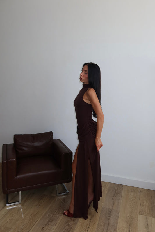 LongDress IMPERO choco