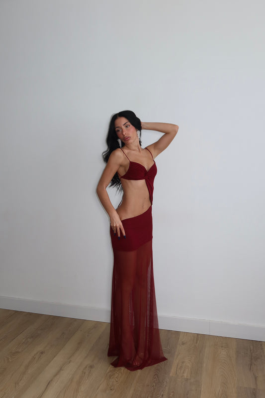 LongDress SARAH bordeaux