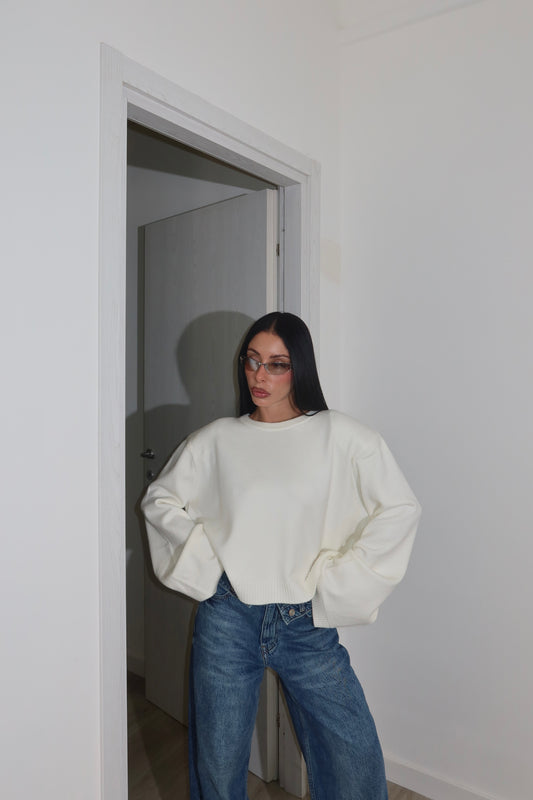 Cream FEDE sweater