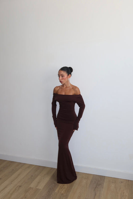 LongDress NAOKO choco