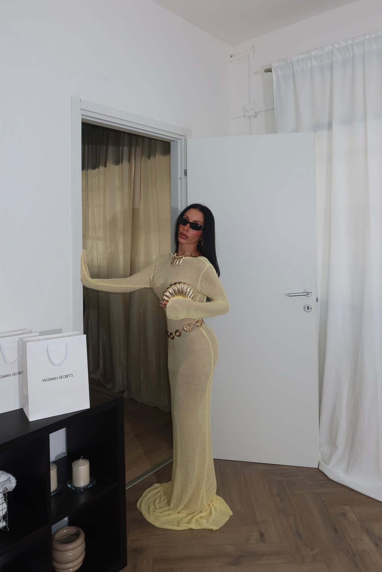 Longdress NAAMA BAY giallo
