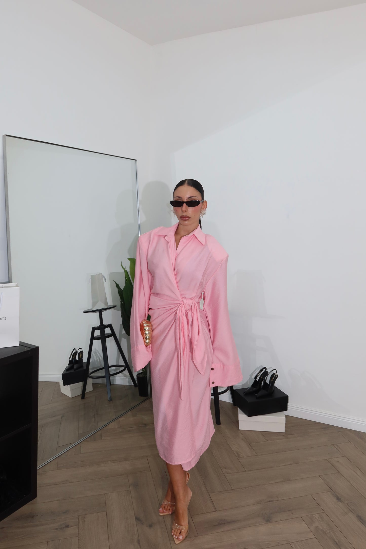 LongDress ALLISON Rosa chiaro