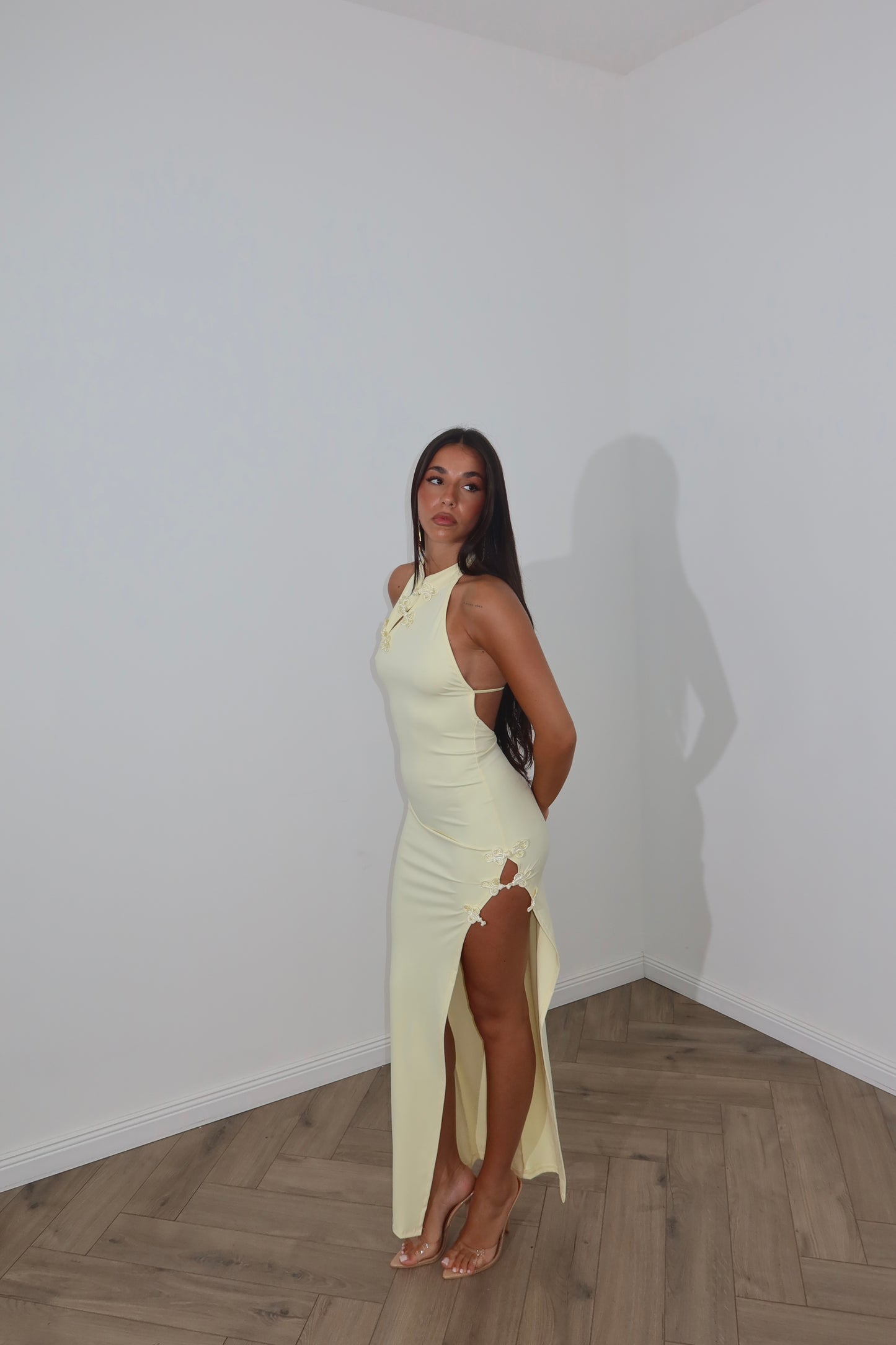 LongDress DELYA giallo