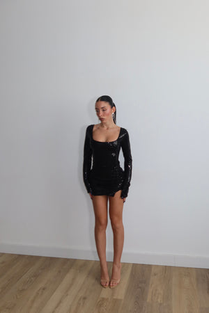 MiniDress ARIA DI FESTA nero