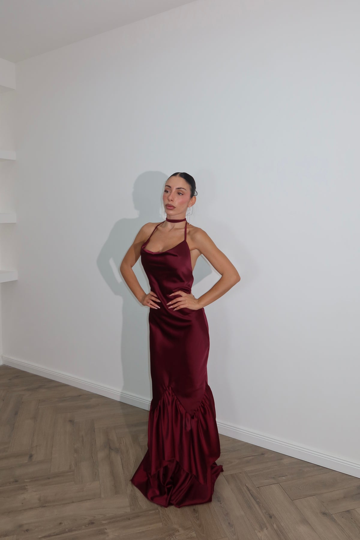 LongDress DELVINE bordeaux