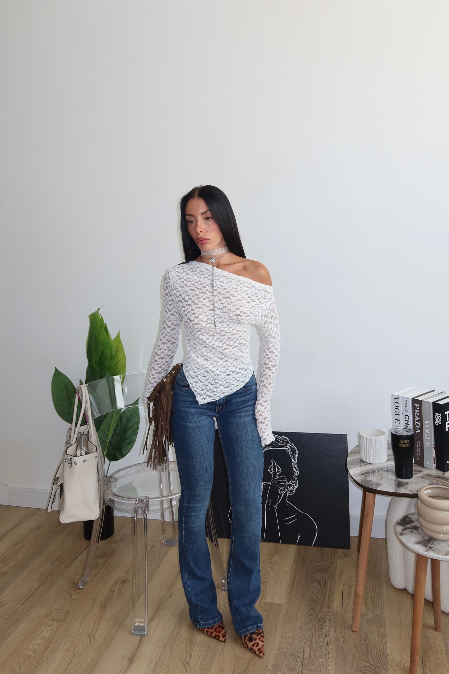 Maglia LOVELY bianco