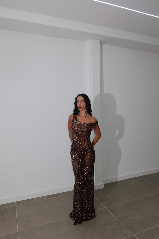LongDress FESTIVAL choco