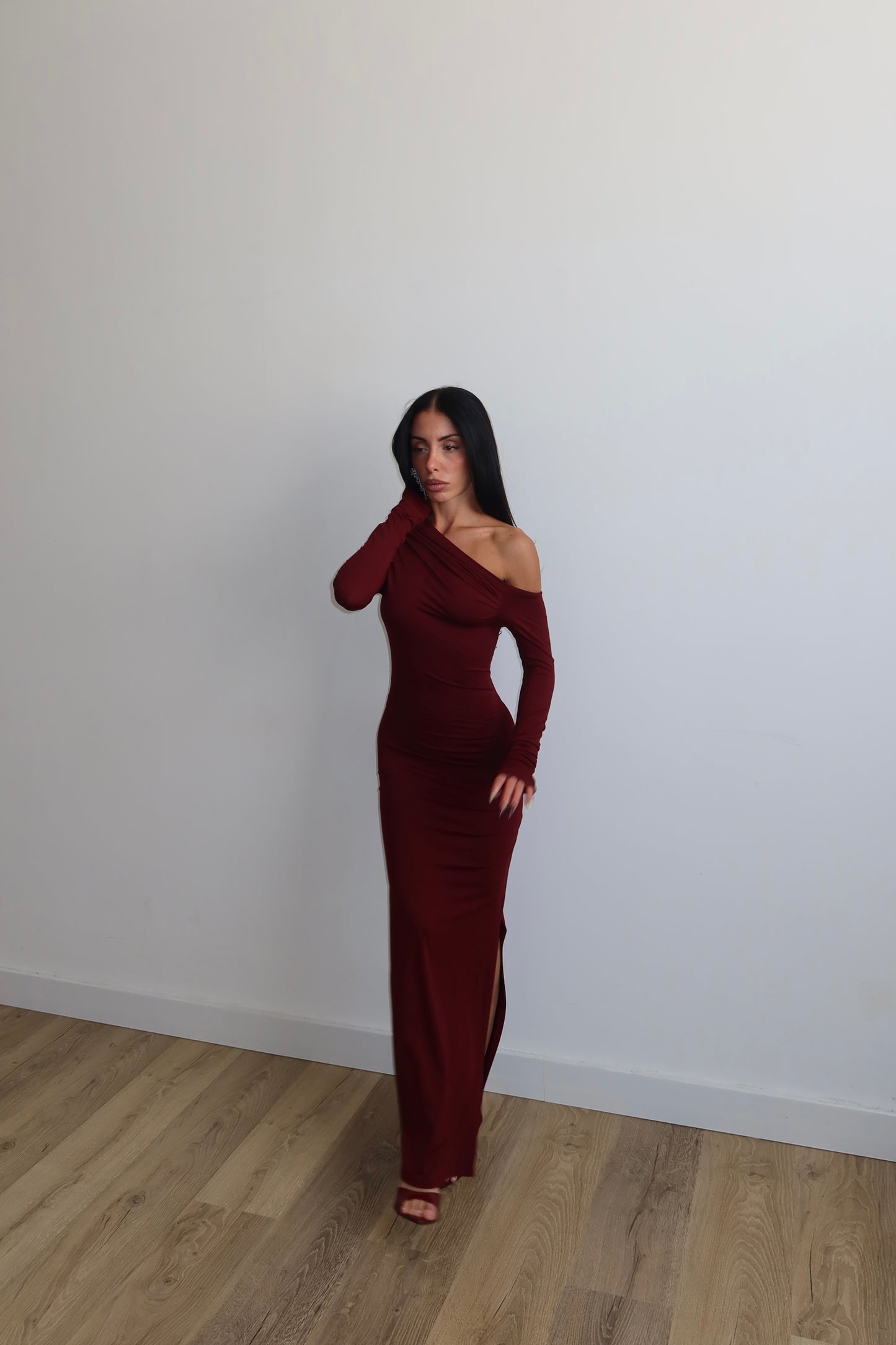 LongDress KIM bordeaux