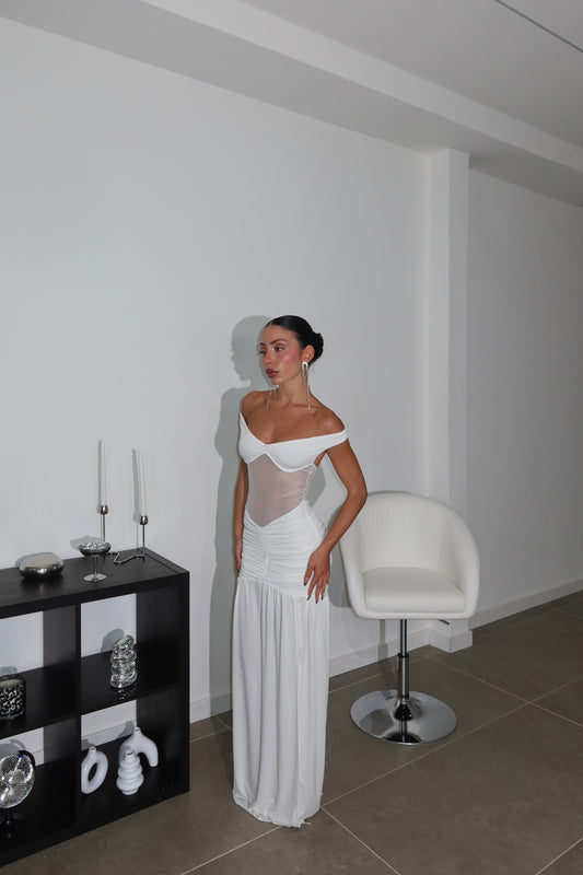 LongDress LEANDRA bianco