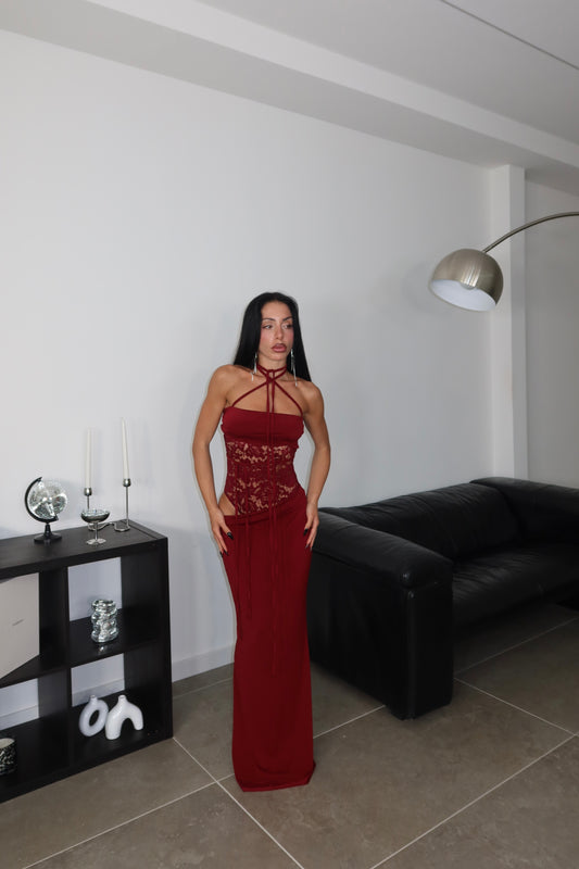 LongDress NOE PIZZO bordeaux