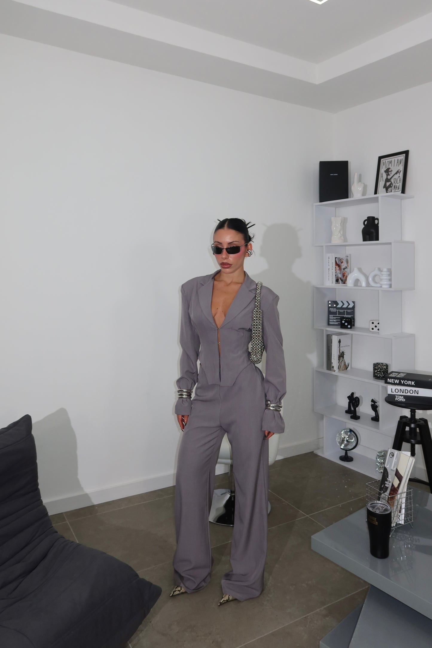 Tailleur CLASSY grigio