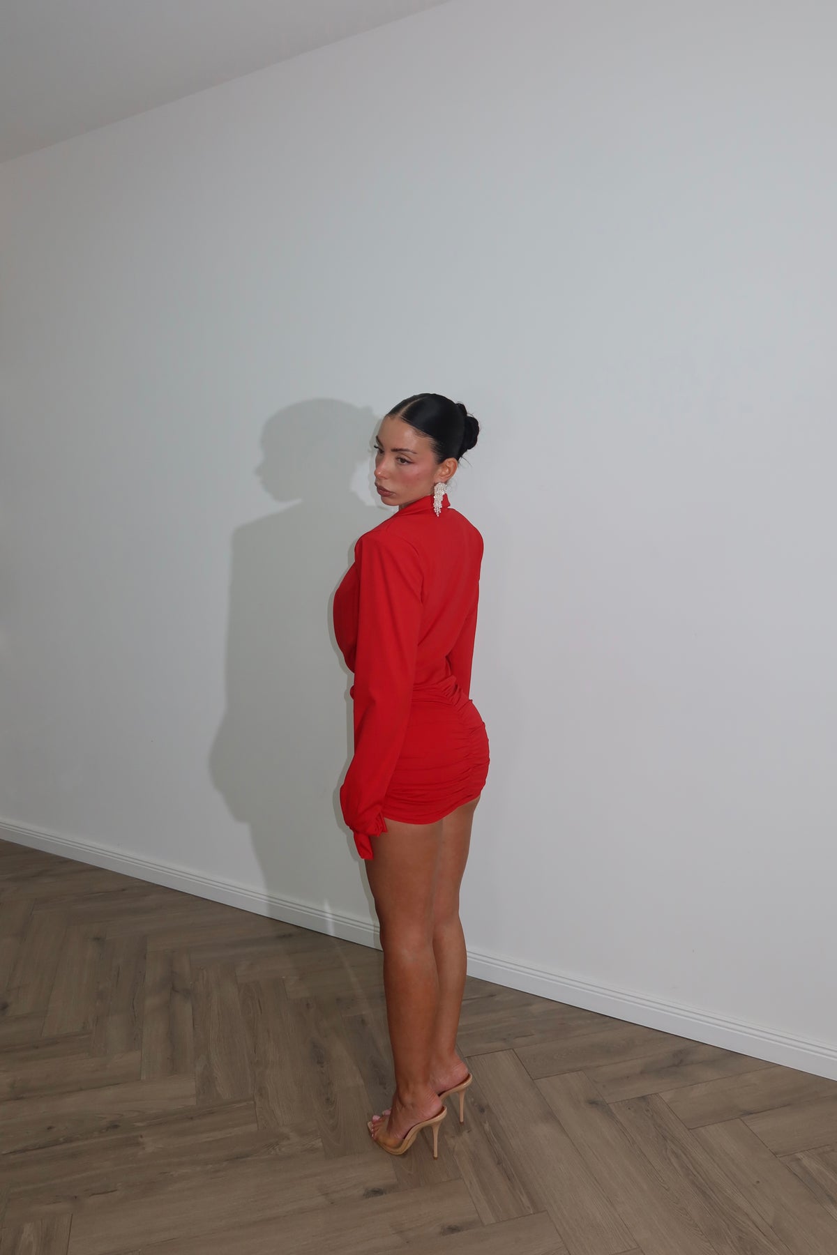 MiniDress DRAPERY Rosso