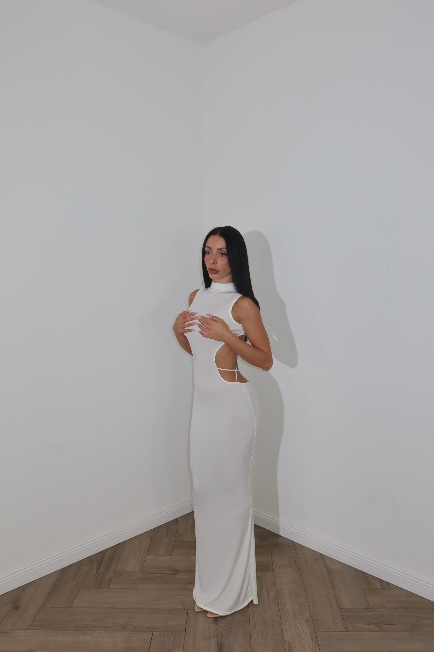 LongDress INTRECCIO bianco