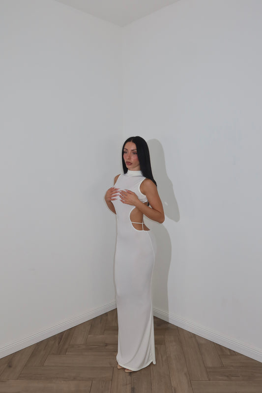 LongDress INTRECCIO bianco