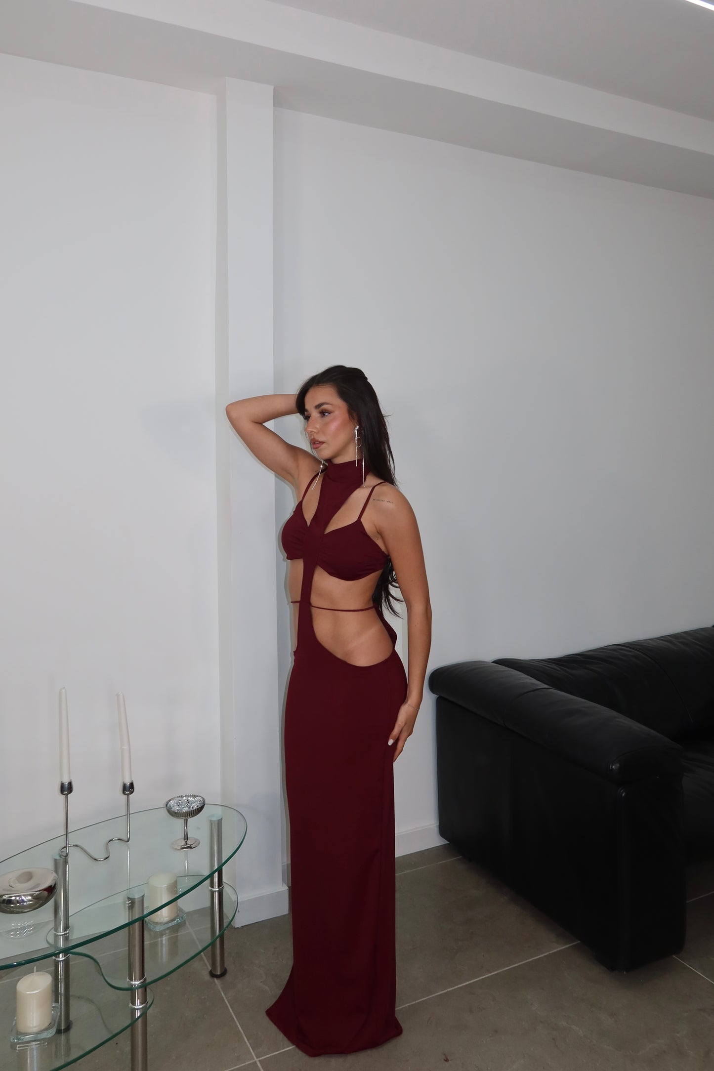 LongDress GLAMOUR bordeaux