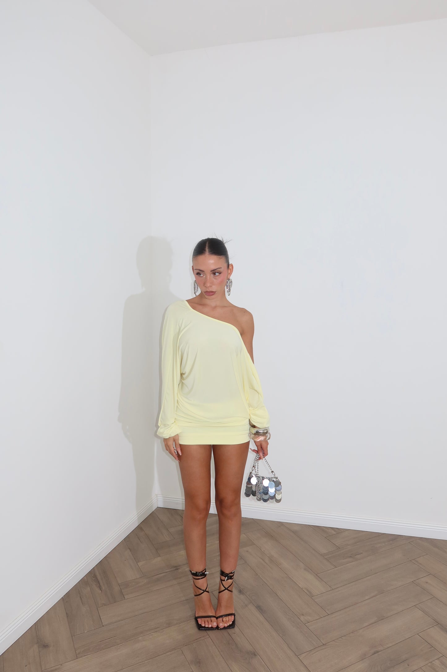 MiniDress MONOSPALLA giallo