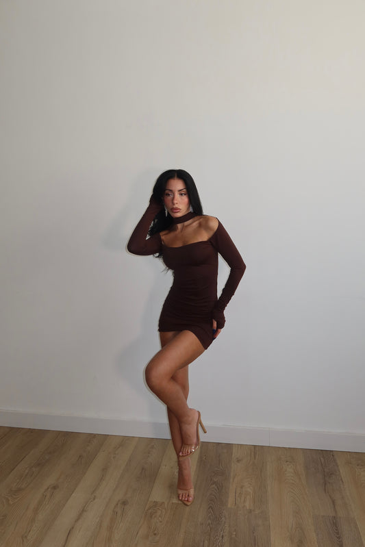 Minidress CHOCKER choco