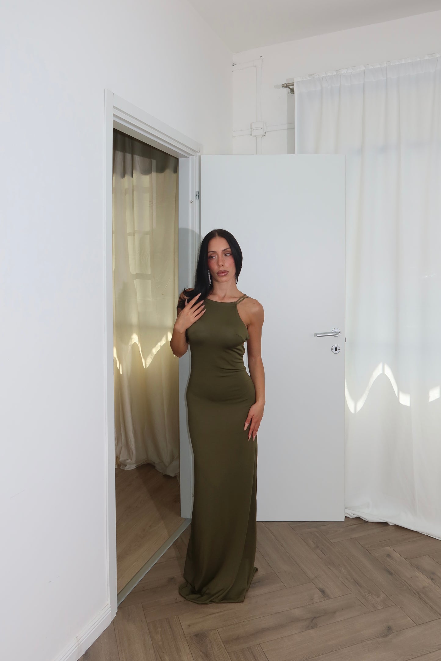 Longdress GOLD RING verde